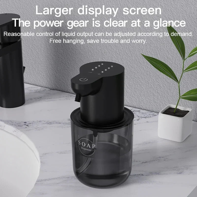 400ML Automatic Foam Soap Dispenser Rechargeable Smart Inductive Touchless  Wall Mounted Electric Foam Hand Washer for Home