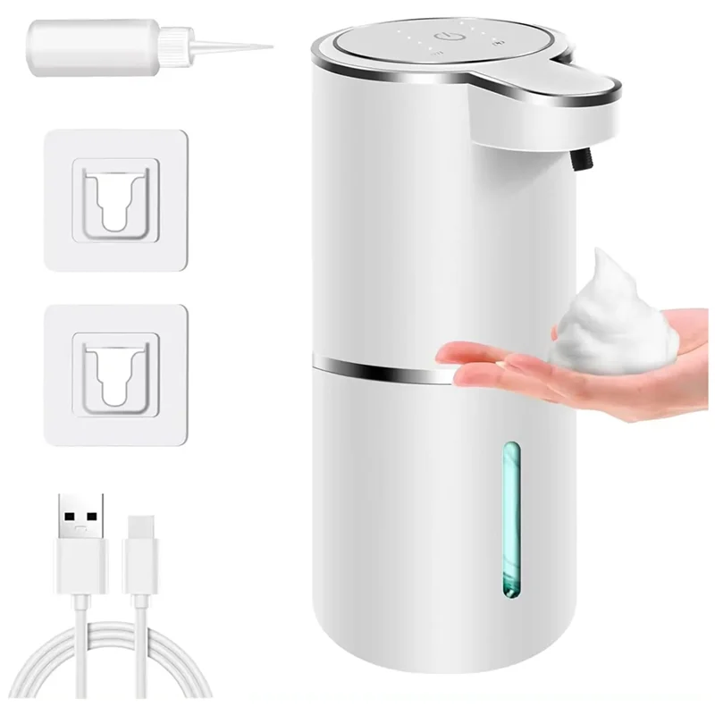 Automatic Foaming Soap Dispenser Bathroom Smart Washing Hand Machine With USB Rechargeable White ABS Plastic High Quality-[2025]