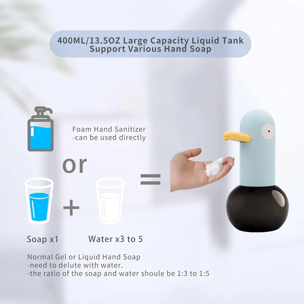 Hand Washing Duck Hand Washing Sensor Intelligent Automatic Foam Soap Dispenser Induction Bubble Hand Washing Device