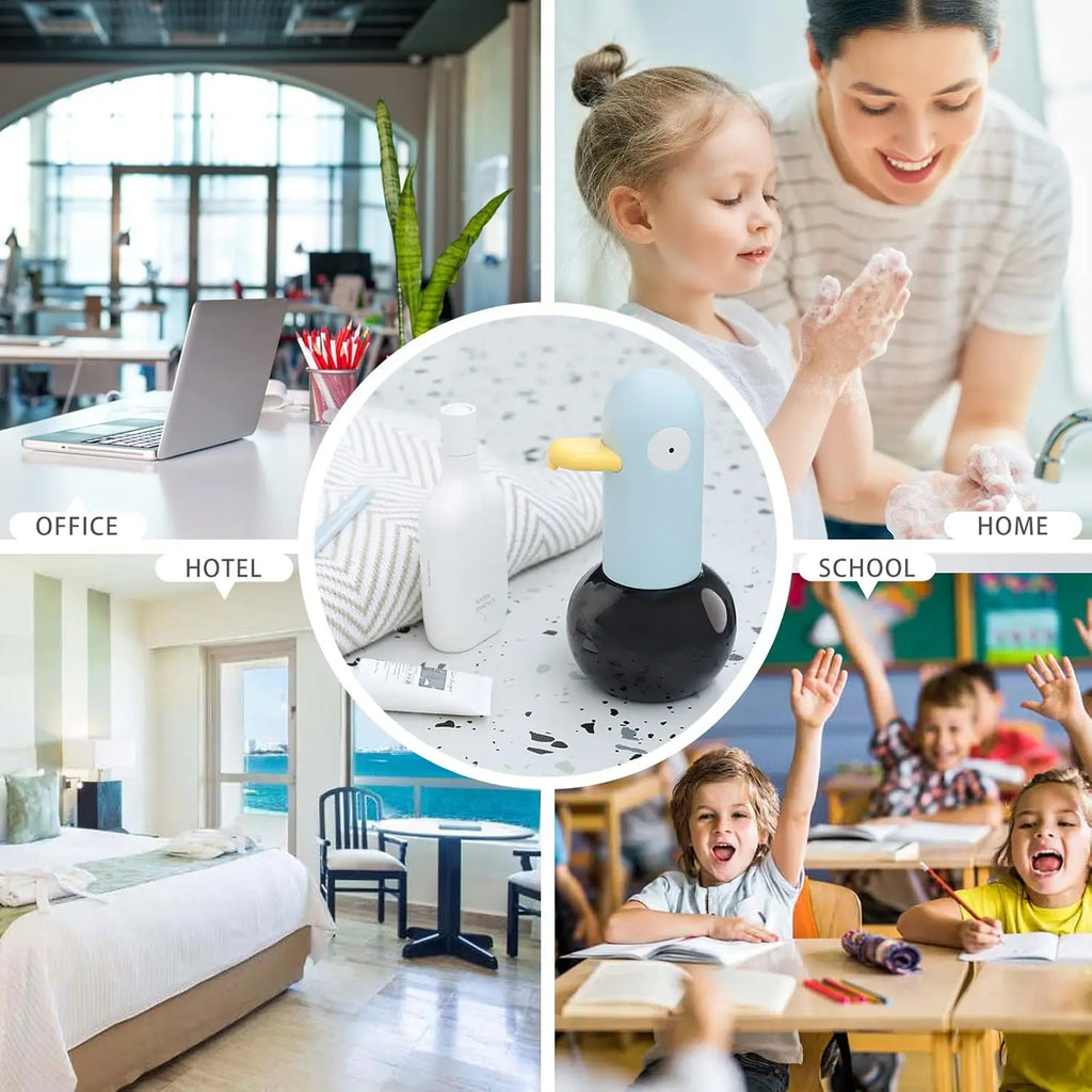 Hand Washing Duck Hand Washing Sensor Intelligent Automatic Foam Soap Dispenser Induction Bubble Hand Washing Device