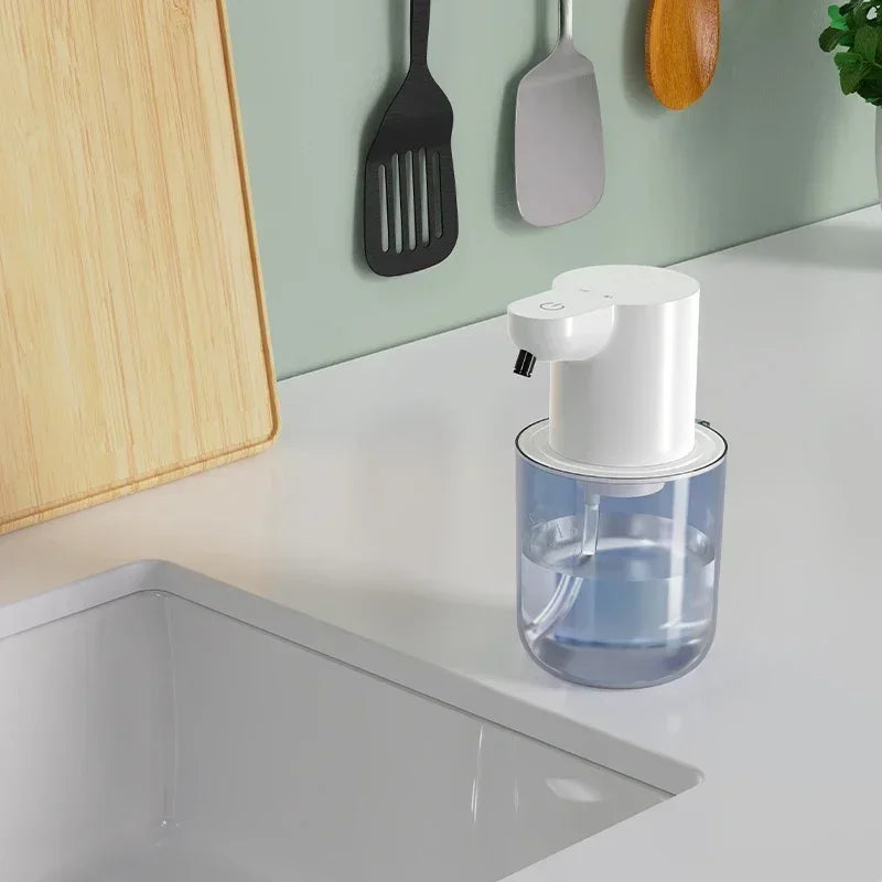 400ML Automatic Foam Soap Dispenser Rechargeable Smart Inductive Touchless  Wall Mounted Electric Foam Hand Washer for Home