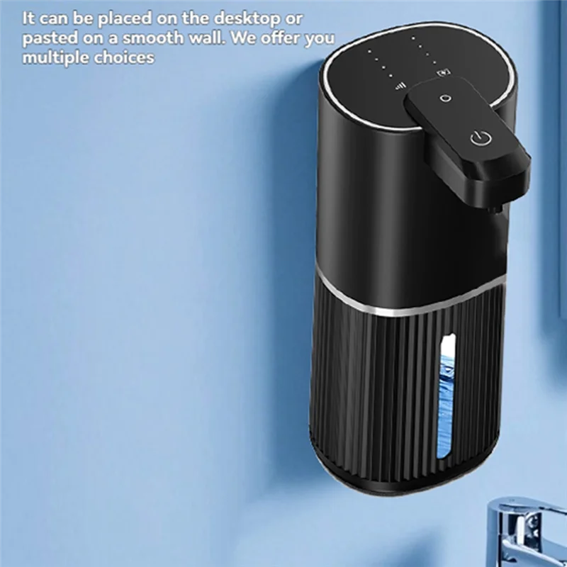 ABBZ-380ML Smart Foam Machine Automatic Touchless Soap Dispenser,USB Rechargeable,Infrared Sensor,Hands-Free For Hygiene